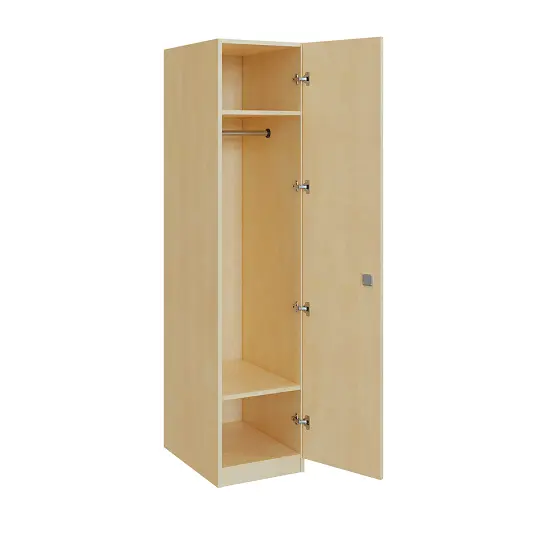 Q 11-40 skříň šatní, 1-dvéřová, 400x600x1800mm, bříza irská